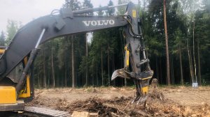 Корчеватель и разрушитель пней на VOLVO 210
