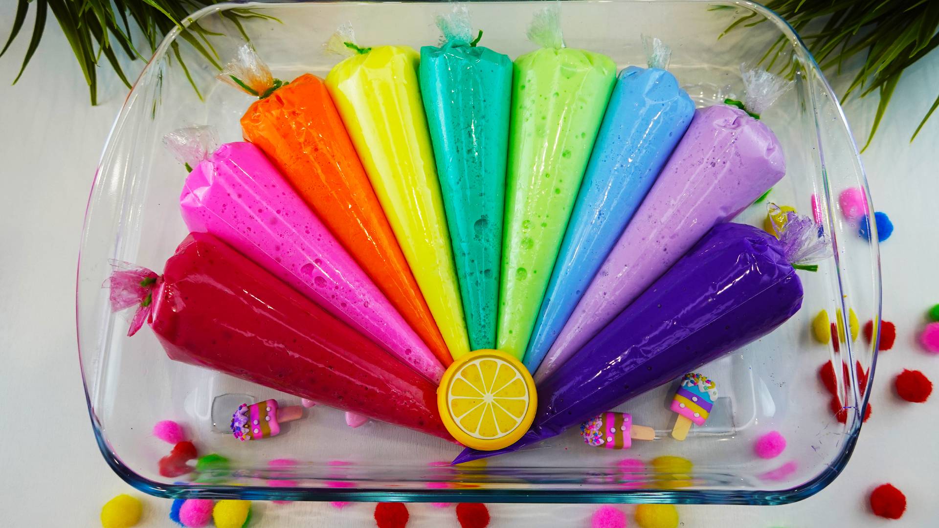 Разноцветный флаффи-слайм ☁️🎨 | Кликает и цокает — звуки антистресса! | KittySlime