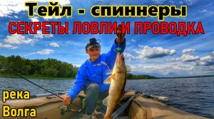КАК ЛОВИТЬ НА ТЕЙЛ-СПИННЕР/ОСОБЕННОСТИ ЛОВЛИ И РАЗНЫЕ ТИПЫ ПРОВОДОК/РЫБАЛКА НА ВОЛГЕ/ЛЕТО 2025