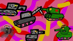 Начало войны. Мультики про танки.