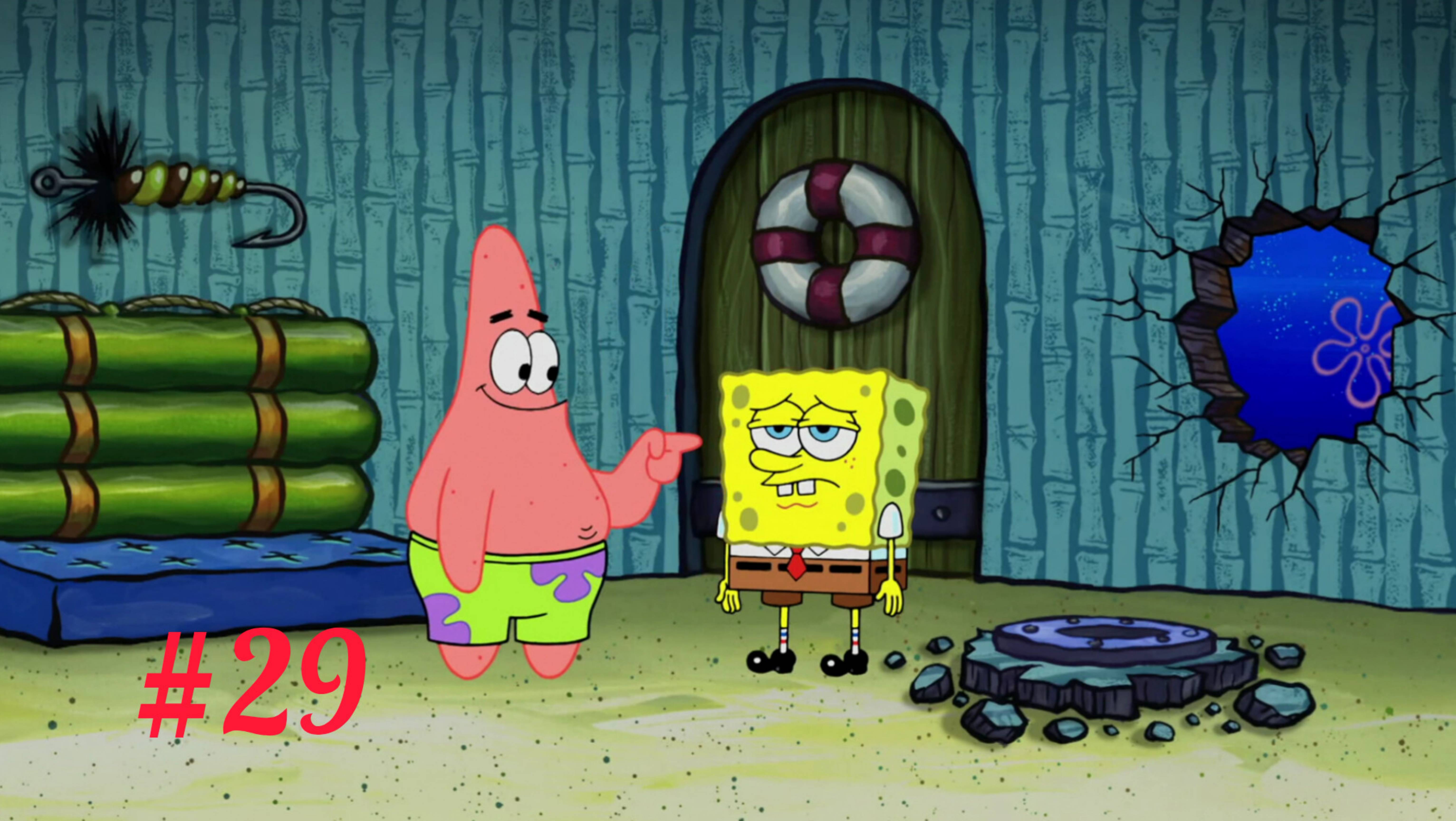 Губка Боб🔥 spongeBob👍 губка боб квадратные штаны😎 игры для детей🤘кулинарный поединок #29 смотреть онлайн