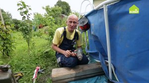 ЧИНИМ КАРКАСНЫЙ БАССЕЙН. Как своими руками заклеить дыру. Ремонт бассейна быстро и просто