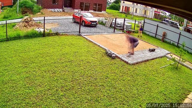 Кладка брусчатки