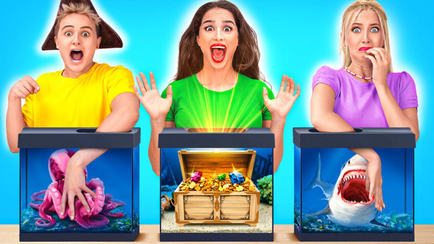 🐠 Челлендж с волшебным аквариумом ✨ приколы от 123 go! смотреть онлайн