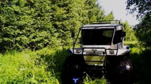 Демонстрация возможностей вездеходов ТРИМ