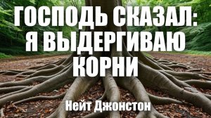 ГОСПОДЬ СКАЗАЛ: Я ВЫДЁРГИВАЮ КОРНИ. 
Нейт Джонстон
