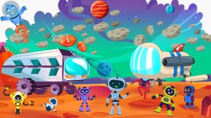 Космические Роботы - Логика для детей - Железные помощники - Мультики про Роботов