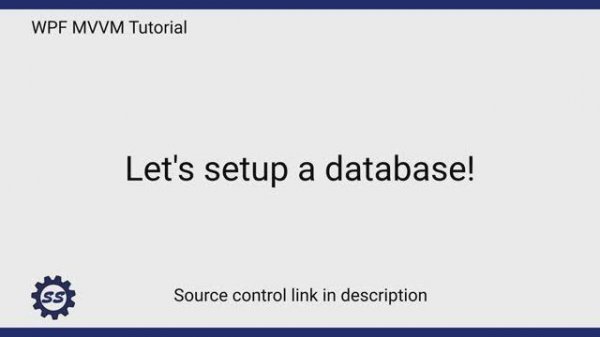 06. Services (w⧸ Entity Framework) - WPF MVVM TUTORIAL #6 [STt3U122wiU]
