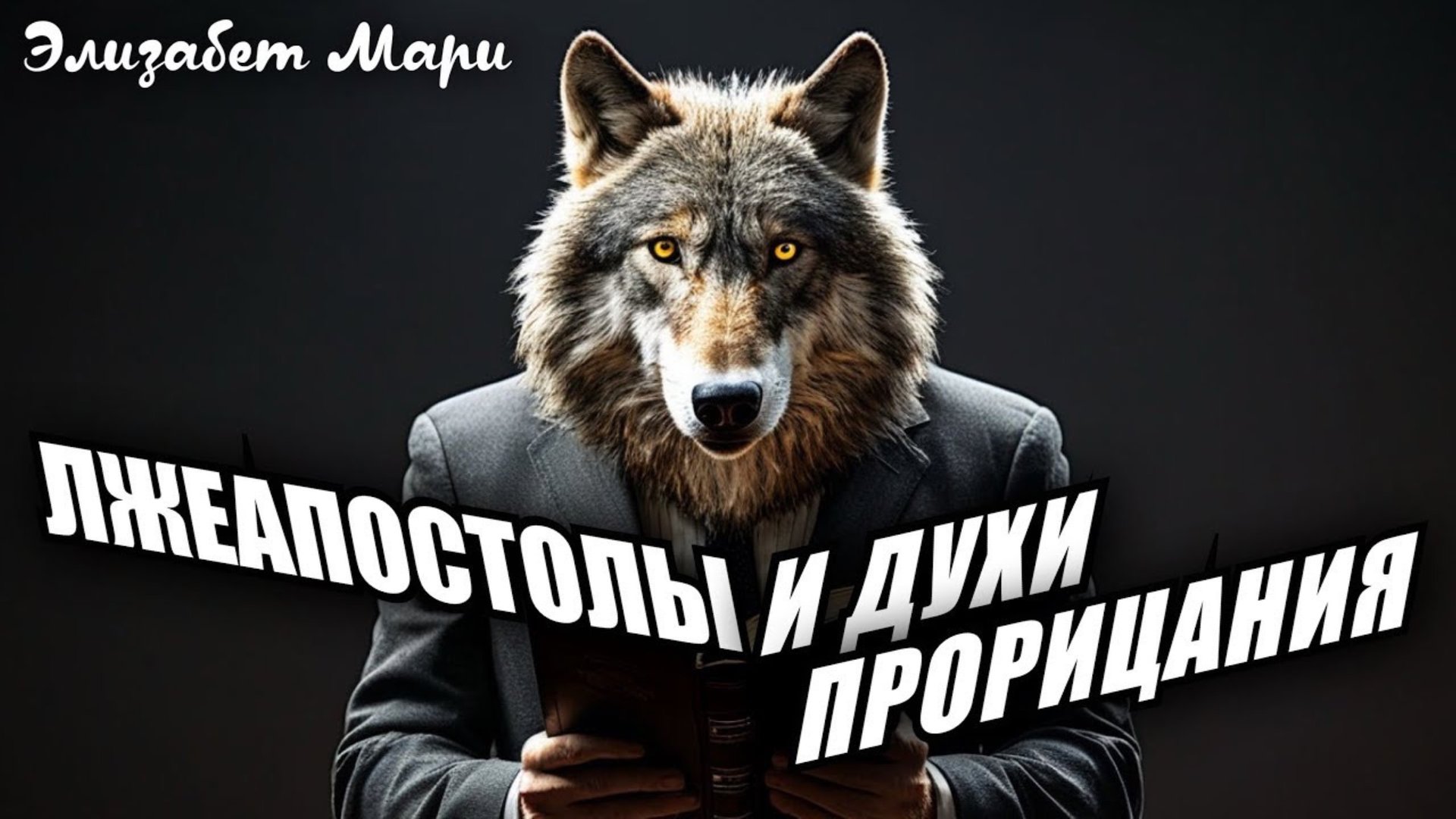 ЛЖЕАПОСТОЛЫ И ДУХИ ПРОРИЦАНИЯ
Элизабет Мари смотреть онлайн