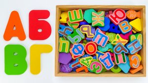 Учимся Читать и Считать 🎨 Слова, Цвета и Фигуры для Малышей