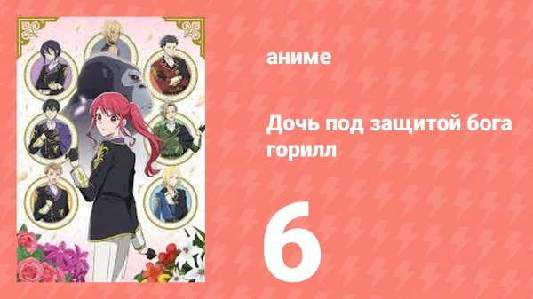 Дочь, которую защищал бог горилл, любима королевскими рыцарями 6 серия (аниме-сериал, 2025)