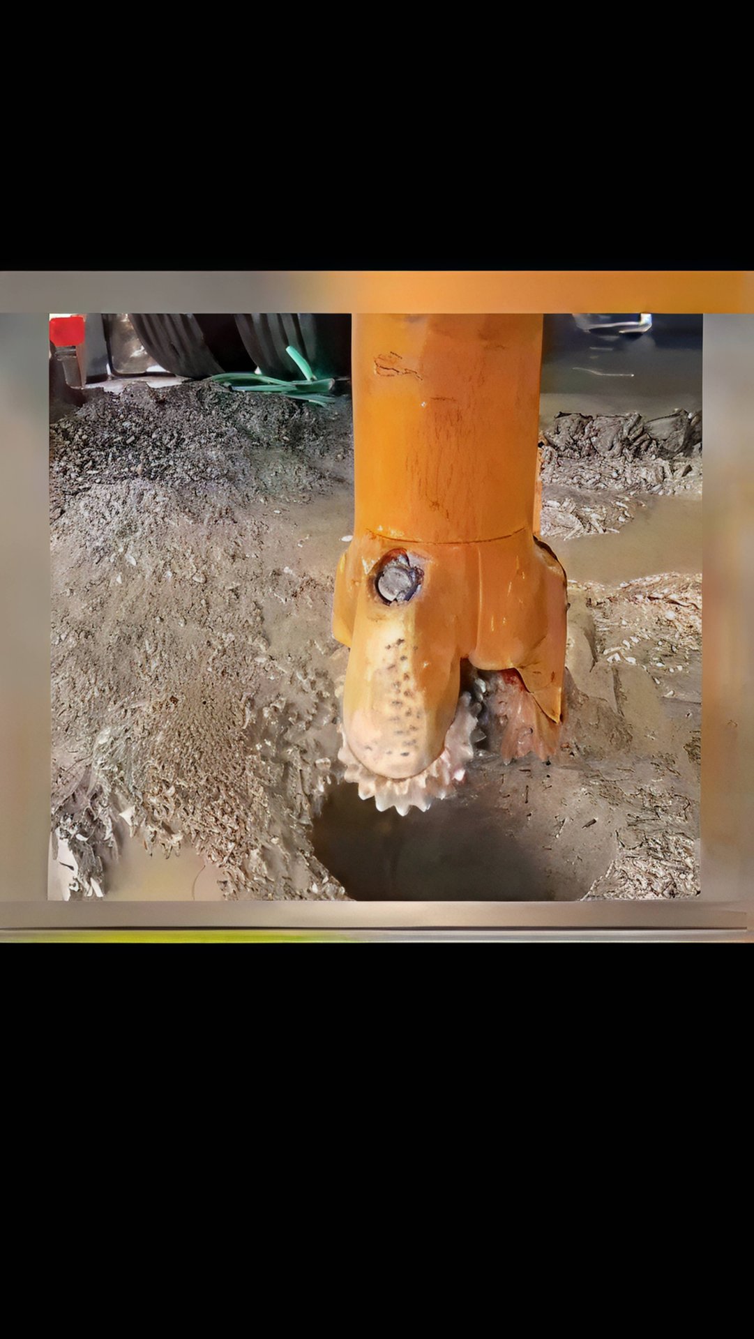 Принцип работы бурового долота. Бурение скважин.