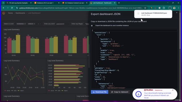 12 -Importing and Exporting Dashboards смотреть онлайн