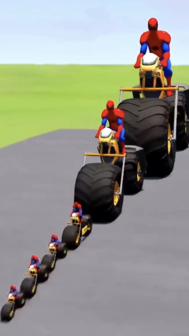 Большой и маленький человек паук против портальной ловушки смотреть онлайн