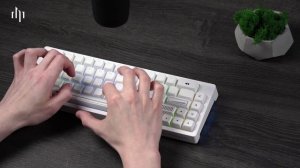 Тайпинг клавиатуры Дарк Проджект KD65A [g3ms Zircon] (DP-KD-65A-010100-GZR) White