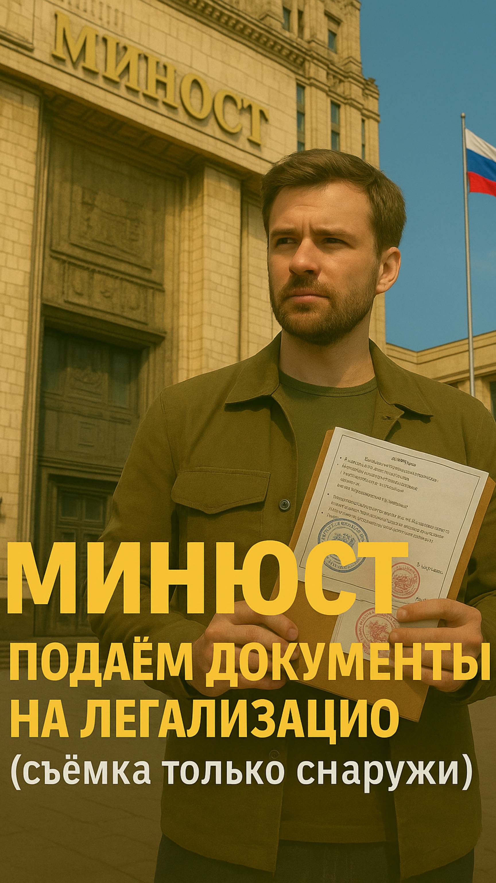 🏛Сегодня приехали в МИНЮСТ, чтобы подать документы на консульскую легализацию.