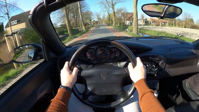Porsche Boxster 986 [1997 год, 3.2 л., МКП, 260 л.с.] POV test drive смотреть онлайн