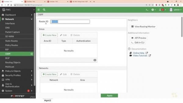 FortiGate and OSPF - Fortinet NSE 4 - FortiOS 7.x _ CBT Nuggets