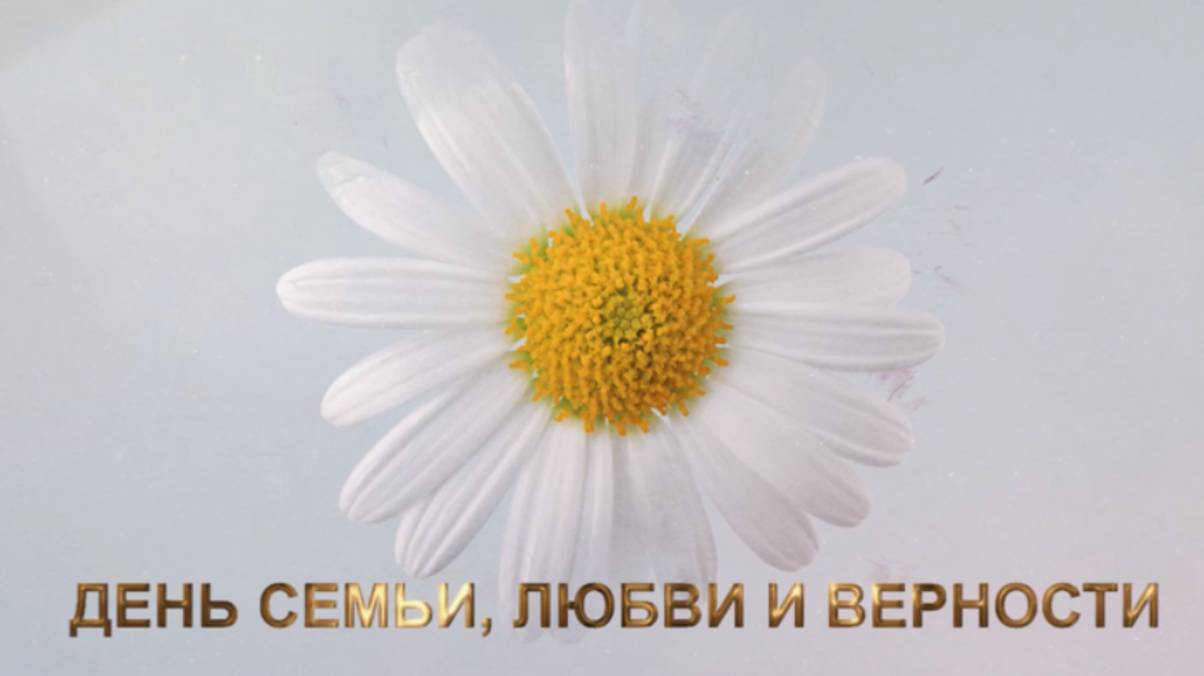 Поздравление с днем семьи любви и верности 🌼 НОВИНКА смотреть онлайн