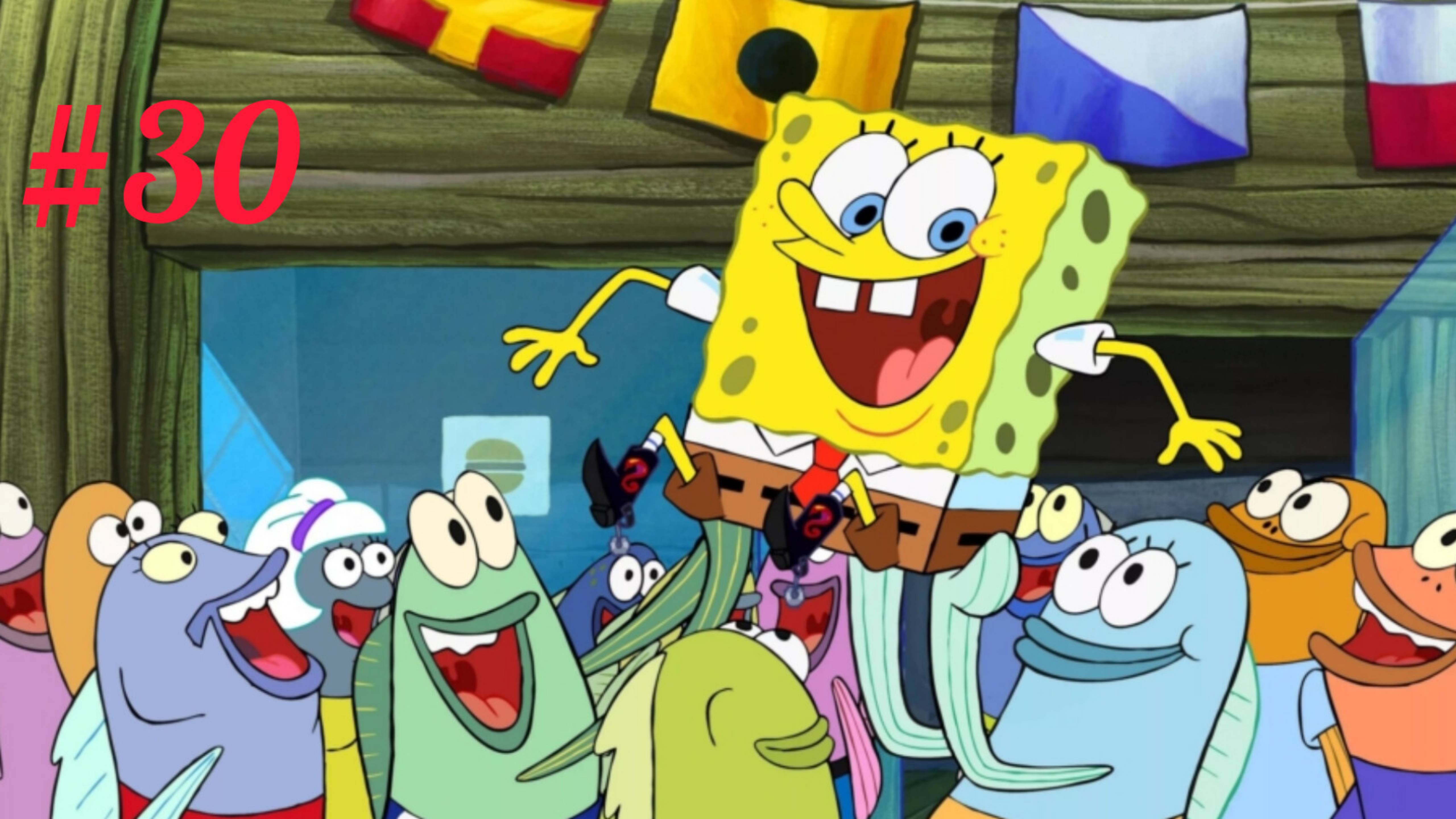 Губка Боб🔥 spongeBob👍 губка боб квадратные штаны😎 игры для детей🤘кулинарный поединок #30 смотреть онлайн