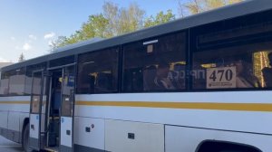 Автобус ЛиАЗ-5250 ”ВОЯЖ” следует по маршруту 470 ”м. Котельники - Областная Больница”