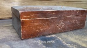 Реставрация старой шкатулки для драгоценностей