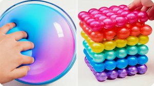 Слаймы, Игры со слаймами 🎨 Волшебная текстура!