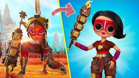 Воительница Майя - 10 идей для кукол ЛОЛ ОМГ смотреть онлайн