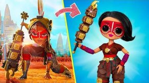 Воительница Майя - 10 идей для кукол ЛОЛ ОМГ