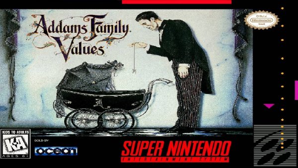Addams Family Values (SNES) Полное прохождение