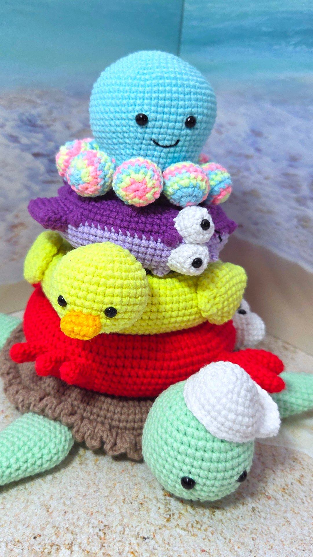 Морская пирамидка крючком смотреть онлайн