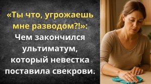 Истории из жизни | Свекровь отступила