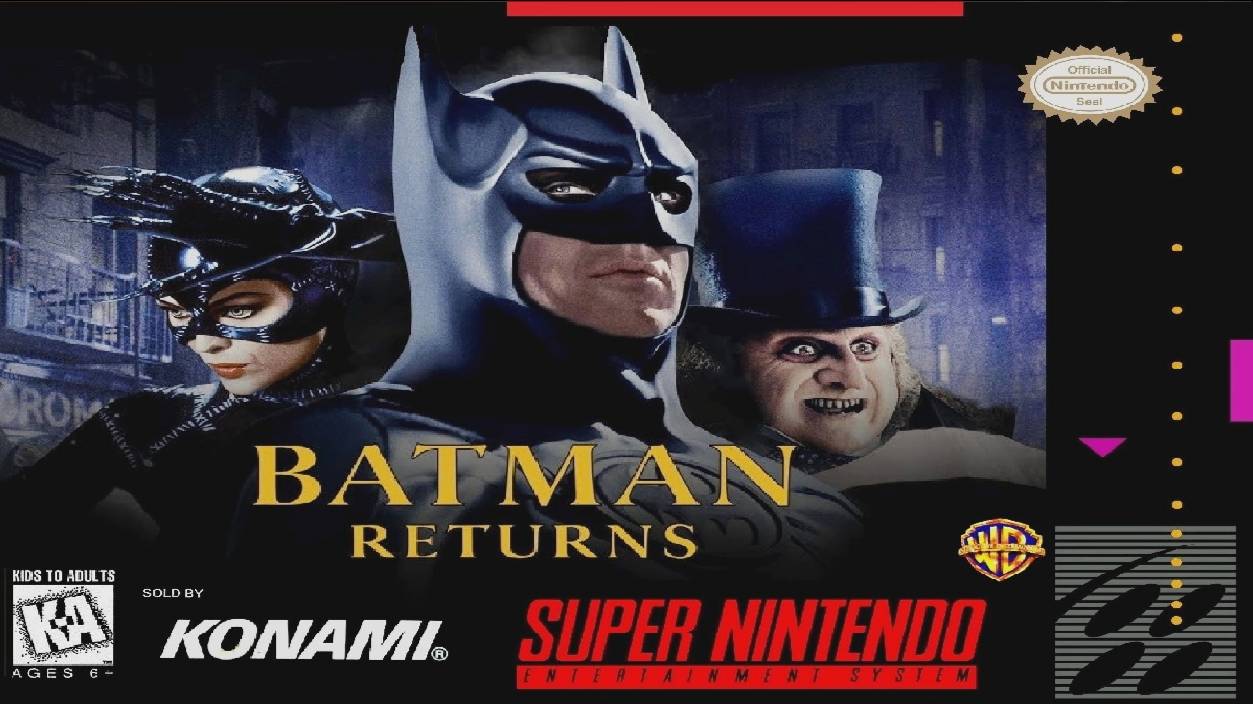 Batman Returns (SNES) Полное прохождение смотреть онлайн