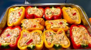 Фаршированные перцы по-новому! Очень простой рецепт фаршированного перца с фаршем в духовке
