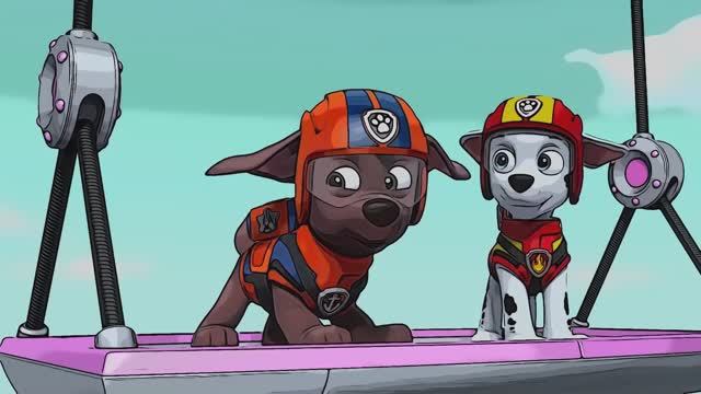 Щенячий патруль. Песенка про Зуму, про щенка водного спасателя смотреть онлайн
