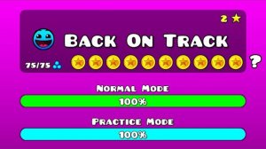 Back On Track But 10 Coins, Geometry Dash 2.11Возвращаемся на путь истинный, но 10 монет, Geometry D