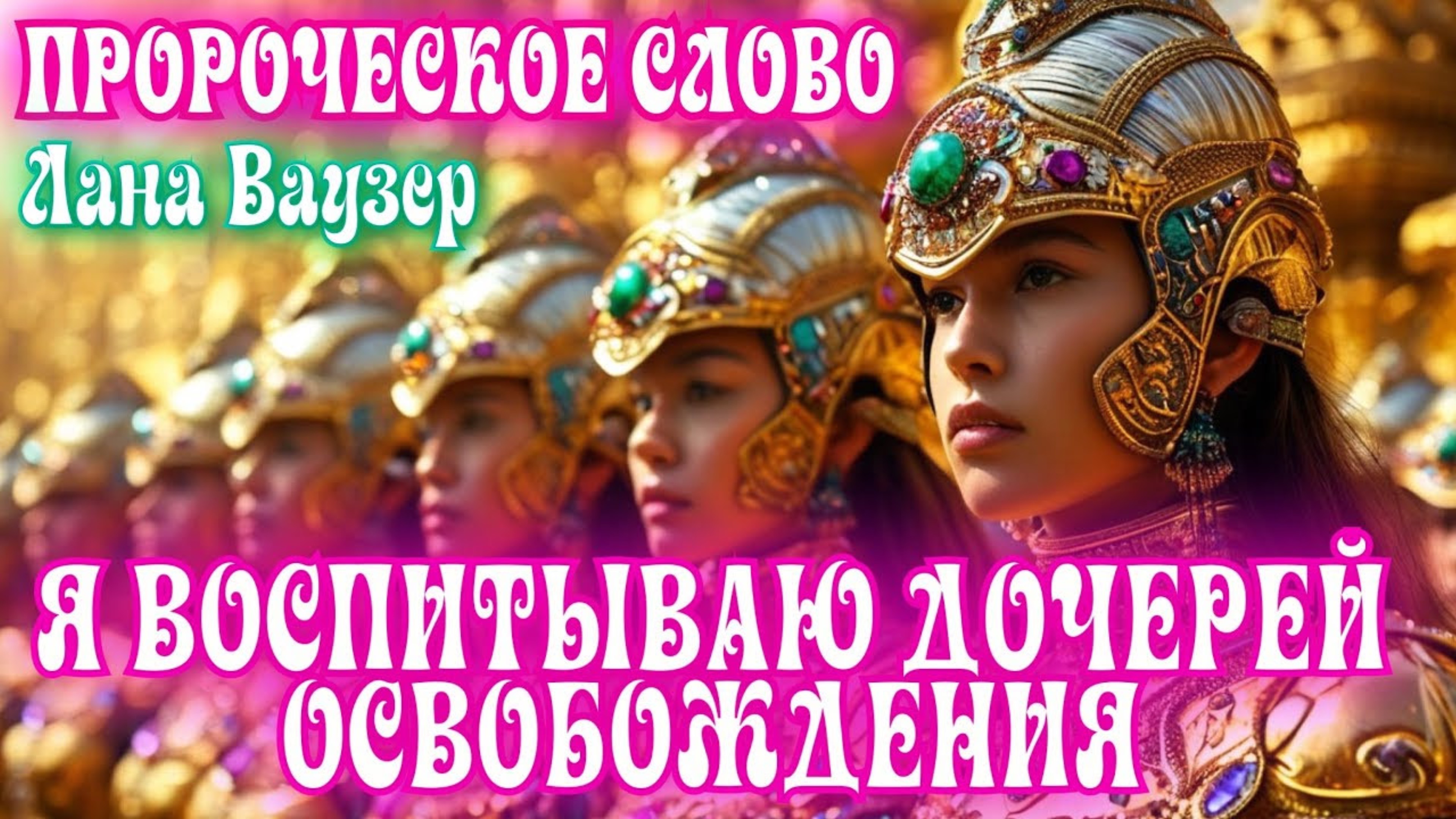 ПРОРОЧЕСКОЕ СЛОВО: «Я ВОСПИТЫВАЮ ДОЧЕРЕЙ ОСВОБОЖДЕНИЯ».
Лана Ваузер смотреть онлайн