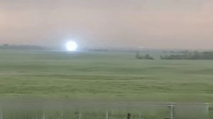 Шаровая молния - реальное видео из Канады