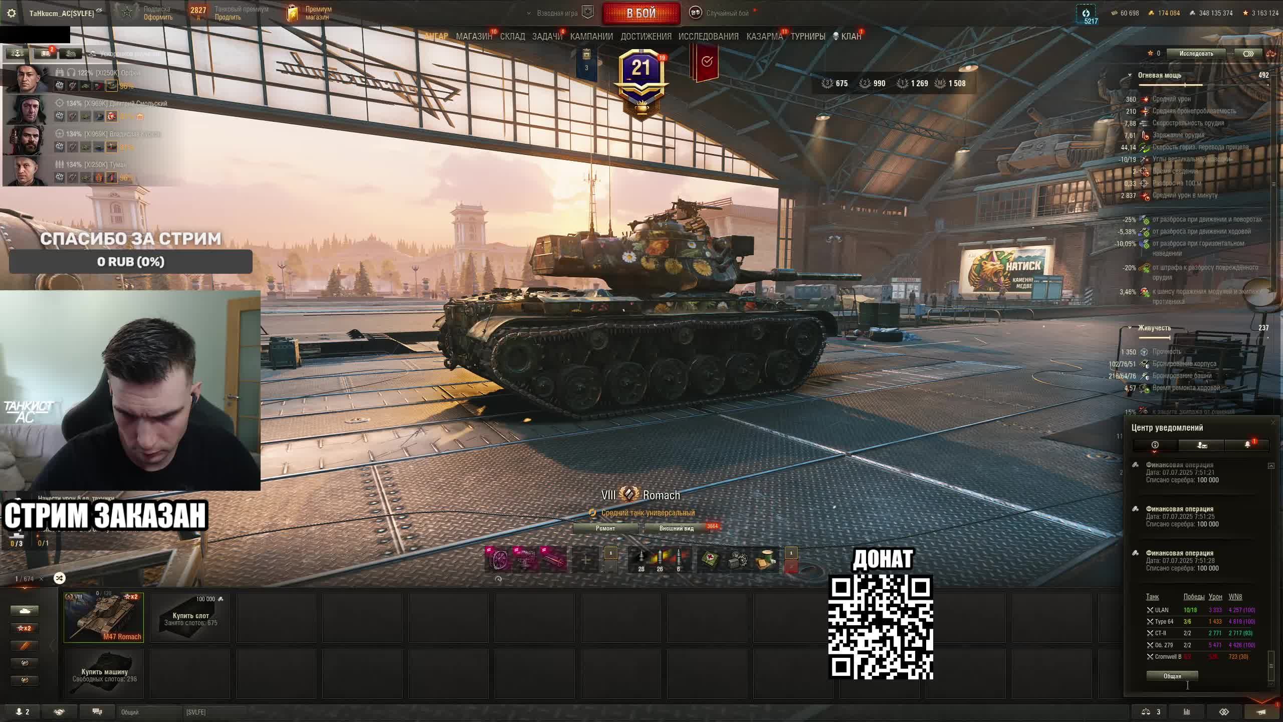 M47 Romach - прем с пирометром. Кто-то его очень хвалил смотреть онлайн