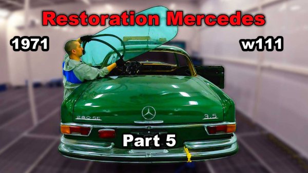 Restoration Mercedes-Benz w111 Part  5 PROPER STORAGE