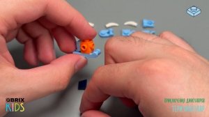 Собираем теризинозавра из конструктора QBRIX KIDS - детские конструкторы с видеоинструкцией