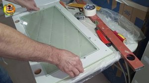 Показываю, как собрать дверцы со стеклом - фасады шкафчиков на кухне 10 часть