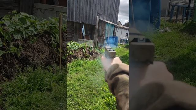 стреляем из страйкбольного пистолета смотреть онлайн
