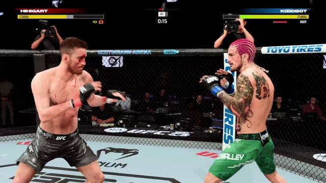 ЮФС Безумнейшая концовка боя!!! Кори Сэндхаген Шон О"Мэлли смотреть онлайн