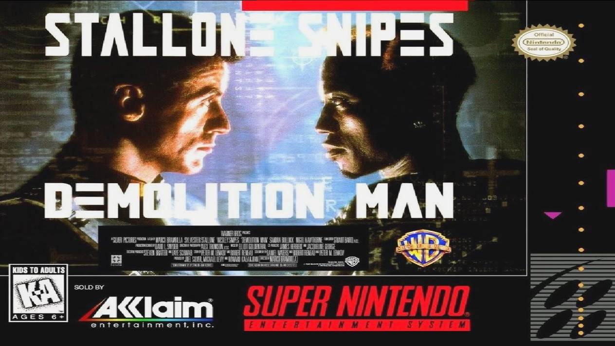 Demolition Man (SNES) Полное прохождение смотреть онлайн