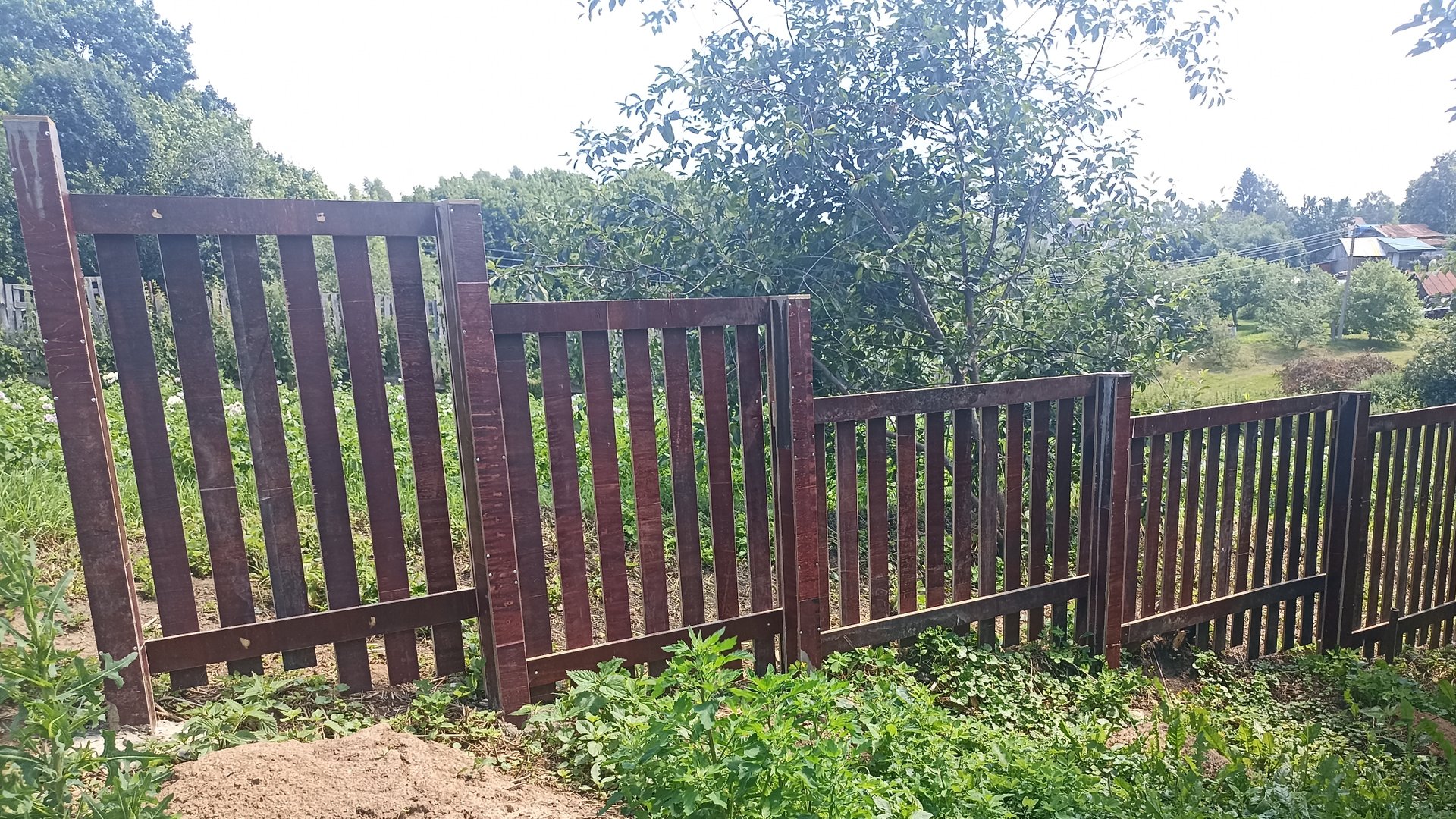 07-07-2025 пилим фанеру для забора.