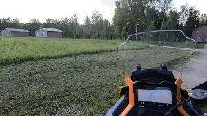 Как едет Zontes 703F по грунтовкам и асфальту на стоковой резине.