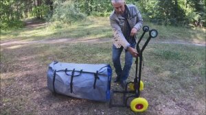 ТЕЛЕЖКА ДЛЯ ПЕРЕВОЗКИ ЛОДКИ ПВХ PVC BOAT TROLLEY
