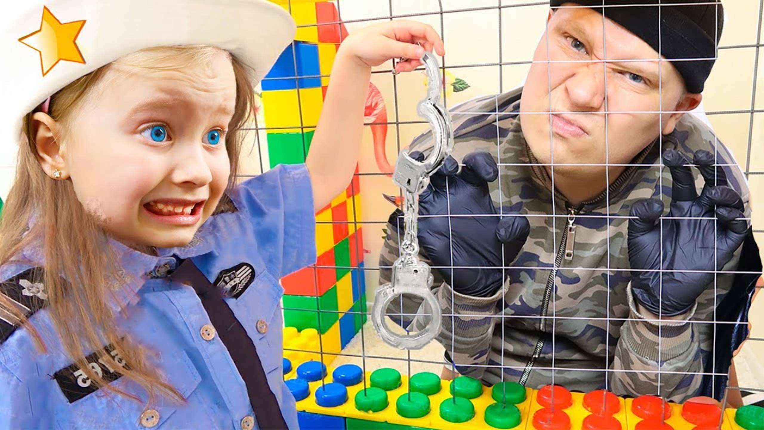 Полицейский Милана ловит воришек и учит правильному поведению