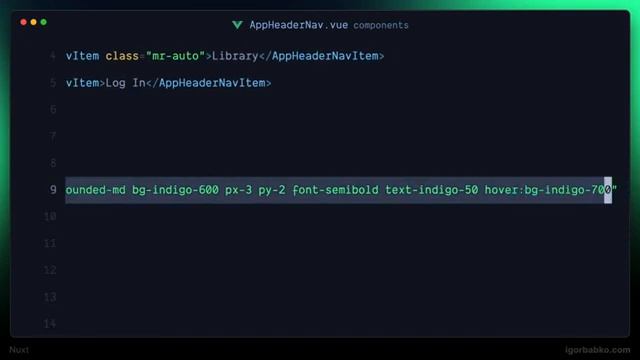 Nuxt Vue Платформа видео уроков 10 - Компонент пункта навигации